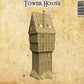 Tower House Medieval 3D Terrain Building Miniature Land DnD RPG Tabletop