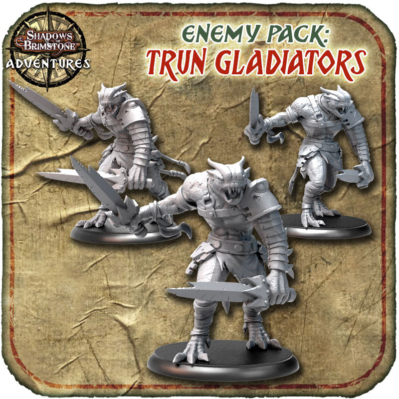 Shadows of Brimstone: Trun Gladiators Enemy Pack englische Ausgabe