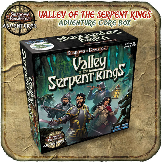 Shadows of Brimstone: Valley of the Serpent King Grundspiel englische Ausgabe