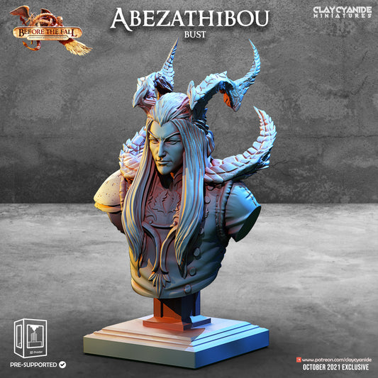 Abezathibou bust from the Angels - Before the Fall set by Clay Cyanide Miniatures