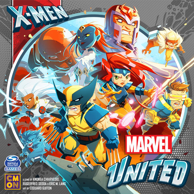 Marvel United: X-Men Grundspiel + KS Exklusives Stretchgoals englische Kickstarter Ausgabe von CMON