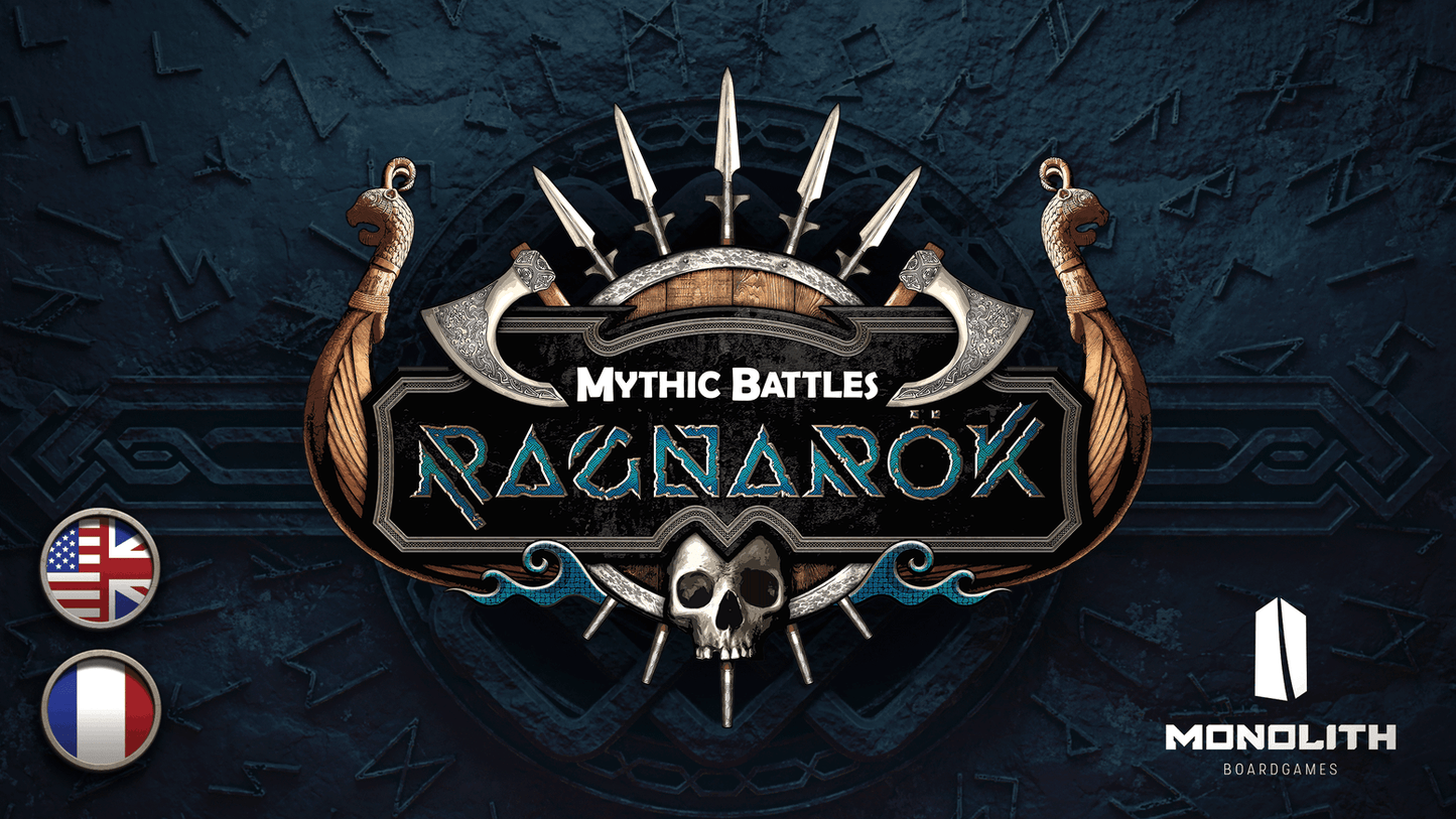 Mythic Battle Ragnarök Grundspiel + Destroyer Storage Box + Stretchgoals + KS Exklusives Englisch