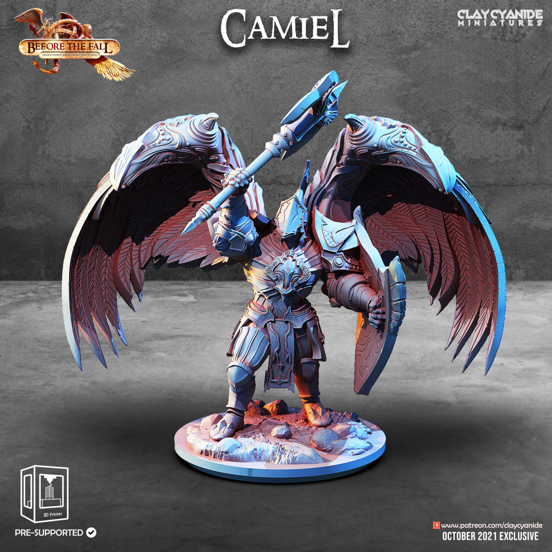 Camiel from the Angels - Before the Fall set by Clay Cyanide Miniatures