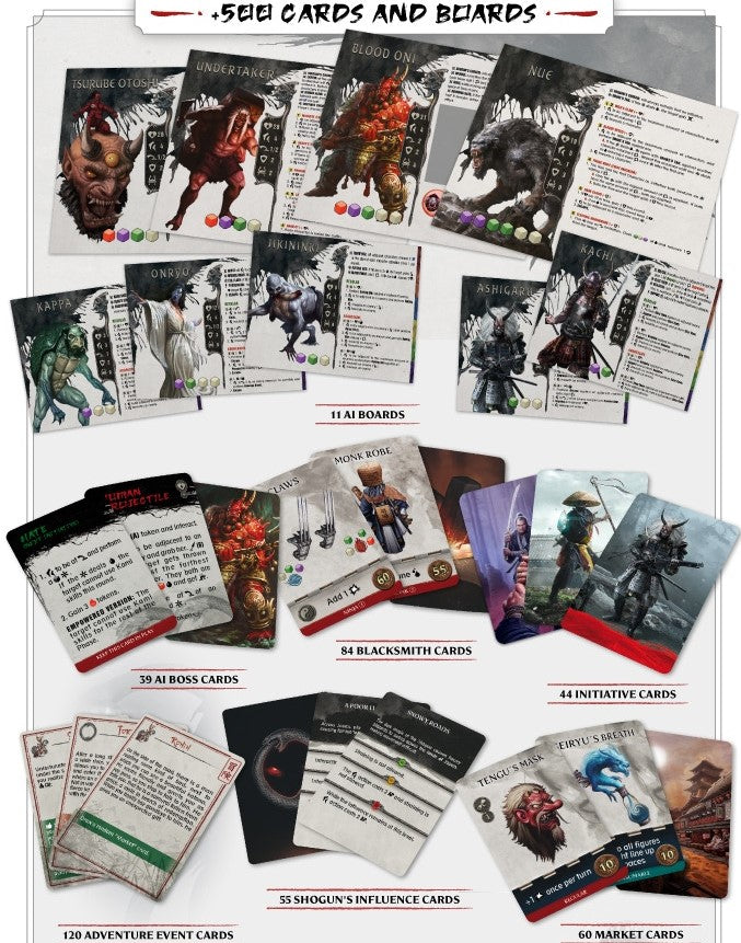 Harakiri: Blades of Honor Daimo Pledge English Kickstarter Edition + Stretchgoals + Kickstarter Exclusives Synergic Games