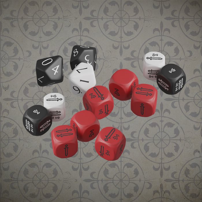 Kingdoms Forlorn: Dragons, Devils and Kings Extra Dice Set