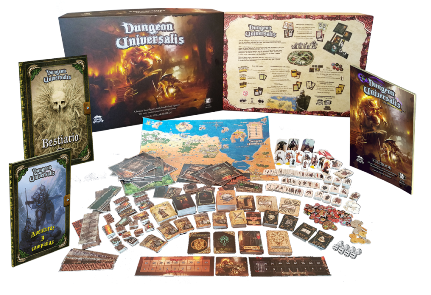 DUN Dungeon Universalis English Kickstarter Edition + Stretchgoals/KS Exclusives