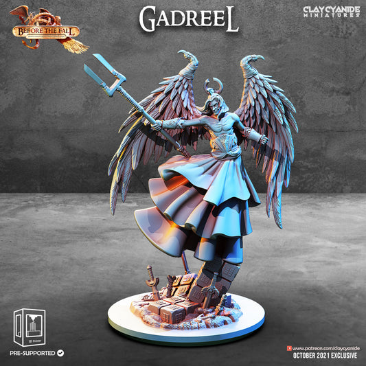 Gadreel from the Angels - Before the Fall set by Clay Cyanide Miniatures