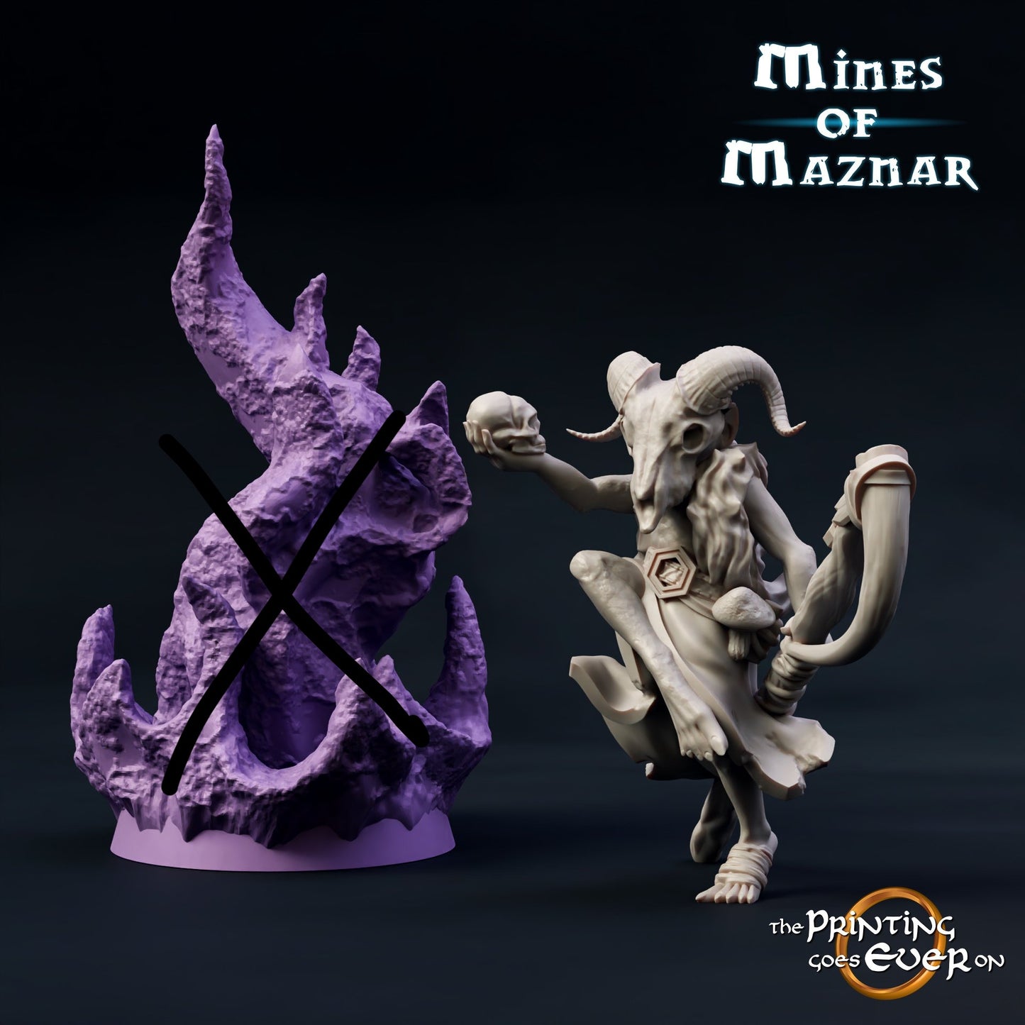 Goblin Schamane mit Zauber aus Mines of Maznar