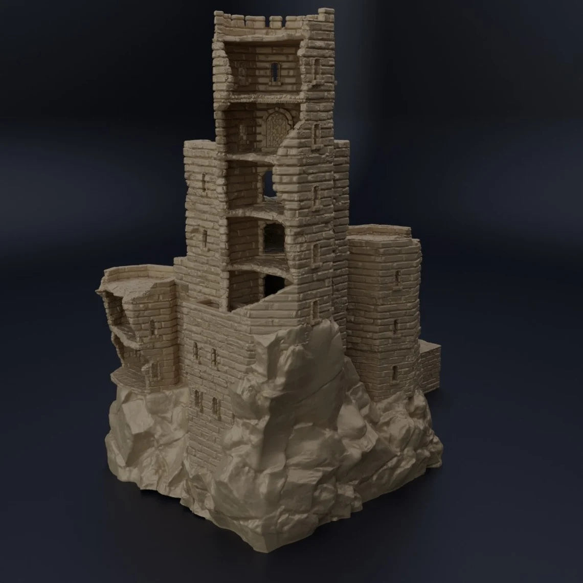 Ruine F Tabletop Gelände - 28mm Tabletop Modelle - HDR D&D Pathfinder DSA Ruine F Tabletop Gelände - 28mm Tabletop Modelle - HDR D&D Pathfinder DSA