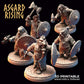 Zwerg Krieger Axt Asgard Rising DnD RPG Tabletop