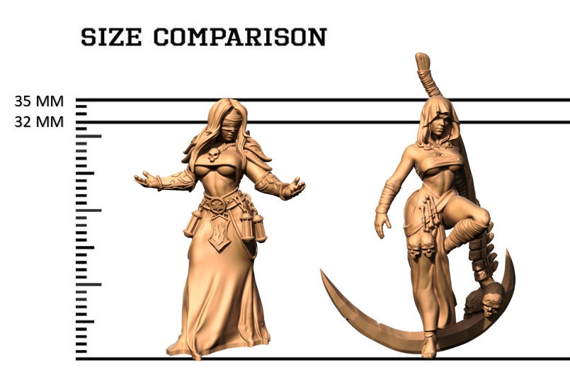 Julia Fantasy Frauen Toy Doy DnD Dungeons and Dragons Tabletop Wargame Miniature RPG NPC 3D