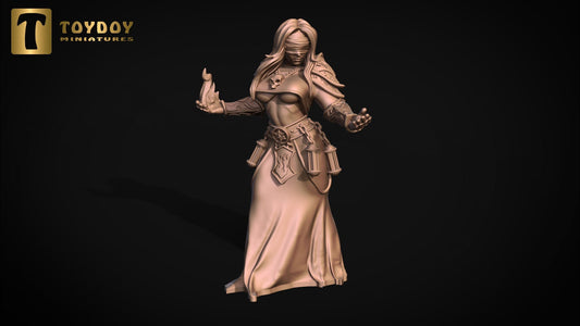 Julia Fantasy Frauen Toy Doy Workshop DnD Dungeons and Dragons Tabletop Wargame Miniature RPG NPC 3D