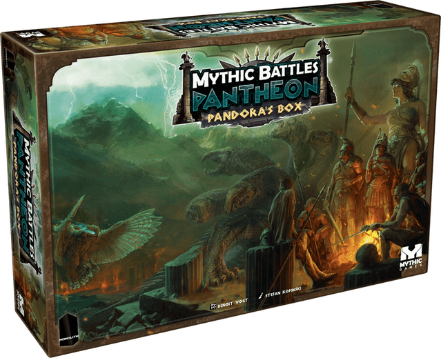 Mythic Battle Pantheon 1.5 Grundspiel + Pantheon Box + Atlas + Stretchgoals + KS Exklusives Englisch