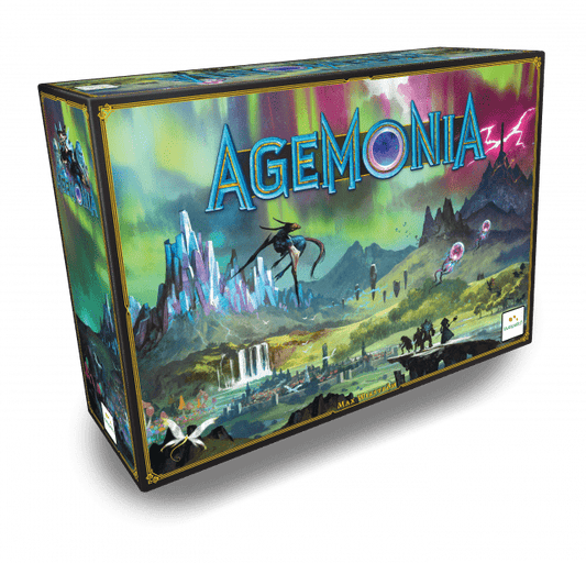 Agemonia Grundspiel + Miniaturen Kickstarter Ausgabe Englisch Stretch Goals KS Exclusives