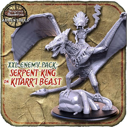 Shadows of Brimstone: Serpent King on Kitarr`i Beast XXL Enemy englische Ausgabe