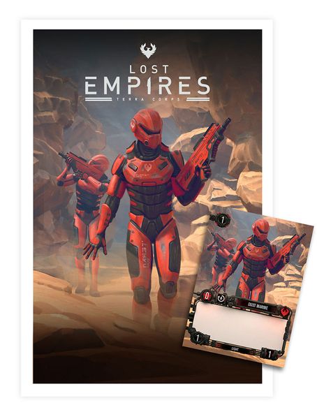 Lost Empire englische Kickstarter Ausgabe + Stretchgoals/KS Exclusives + Erweiterungen