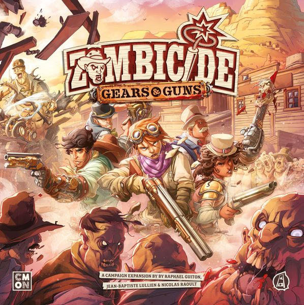 Zombicide: Undead or Alive Gears&Guns Kampagnen Erweiterung englische Kickstarter Ausgabe von CMON