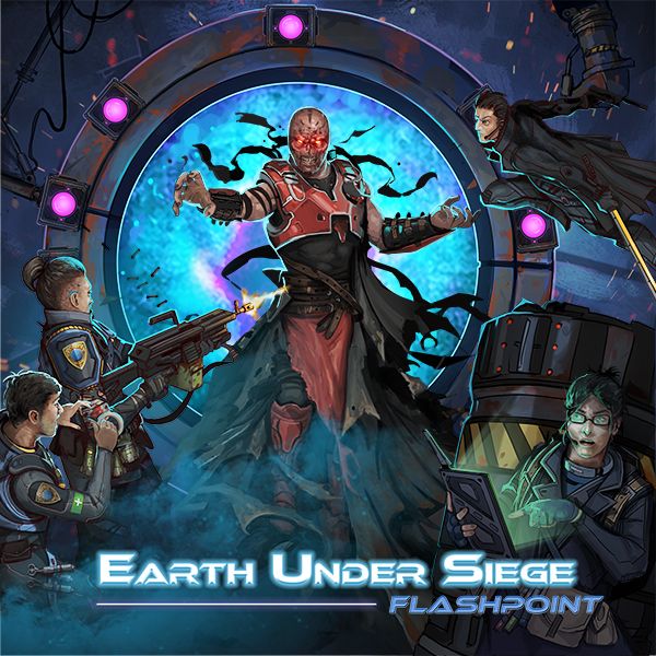 Earth Under Siege: Flashpoint Invasion Pledge + Operative Exoansion Kickstarter Ausgabe Englisch