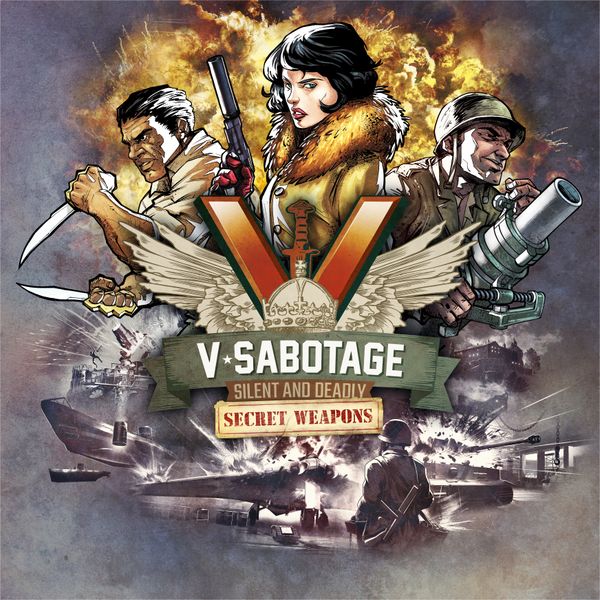V-Sabotage Deluxe Secret Weapon Upgrade englische Kickstarter Ausgabe von Triton Noir