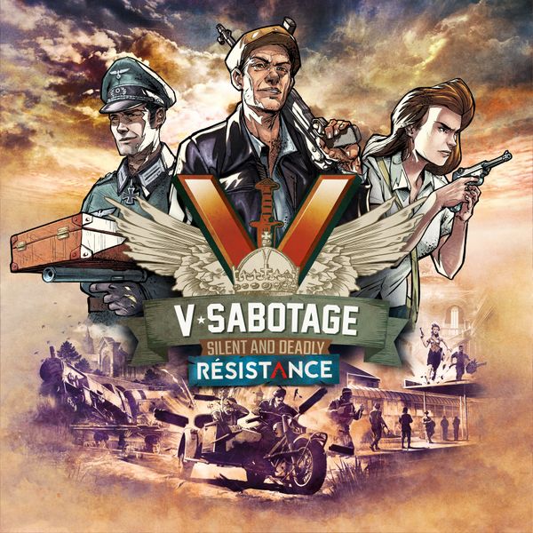 V-Sabotage Deluxe Resistance Upgrade Pack englische Kickstarter Ausgabe von Triton Noir