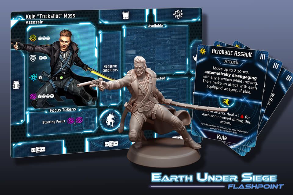 Earth Under Siege: Flashpoint Invation Pledge Kickstarter Edition English