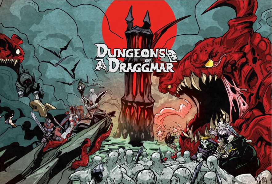 Dungeons of Draggmar + Stretch Goals+ KS Exclusives English with multilingual instructions