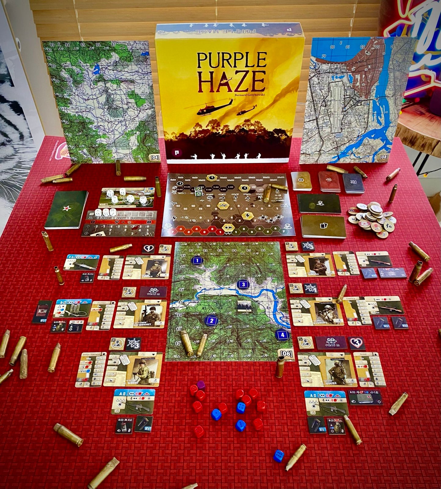 Purple Haze: Core game + 2 expansions + Stretchgoals English Kickstarter Edition