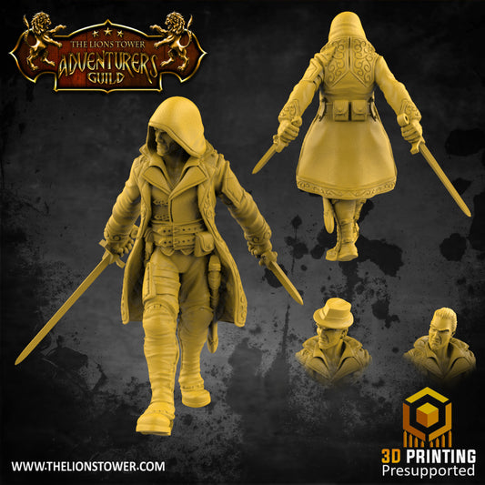 Antari Assassin from the Enemies and Allies of Drizzle Set by Lion Tower Miniatures