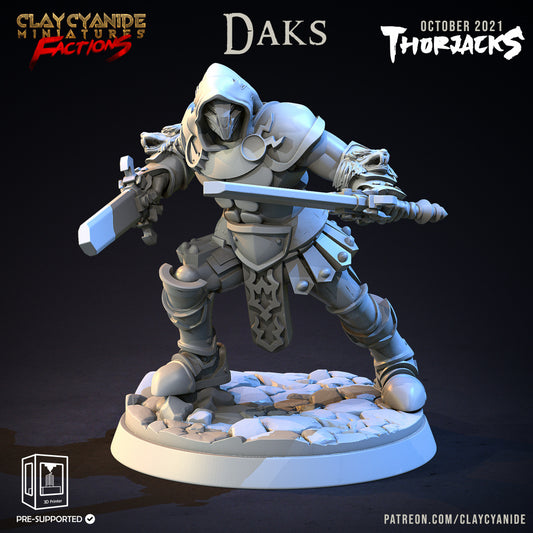 Daks von der Faction der Thorjacks für Brettspiele und RPG