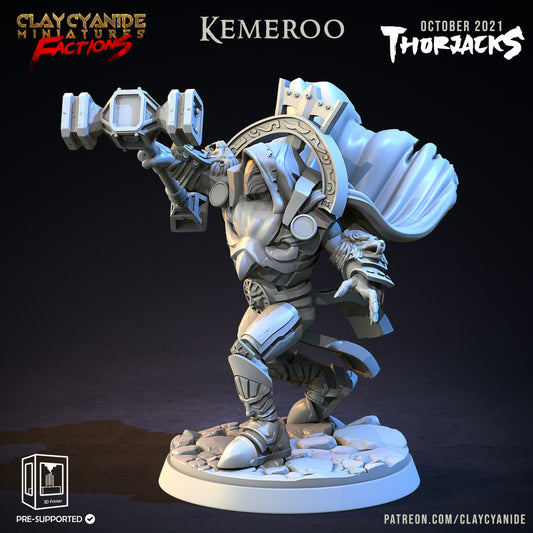 Kemeroo von der Faction der Thorjacks von Clay Cyanide Miniaturen für Brettspiele und RPG