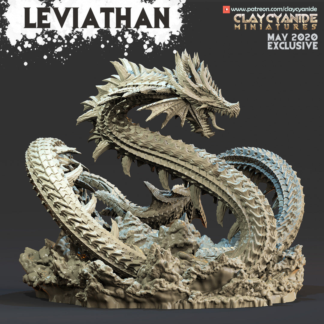 <transcy>Leviathan by Clay Cyanide Miniatures D&D Tabletop Wargames Painters Mythology</transcy>