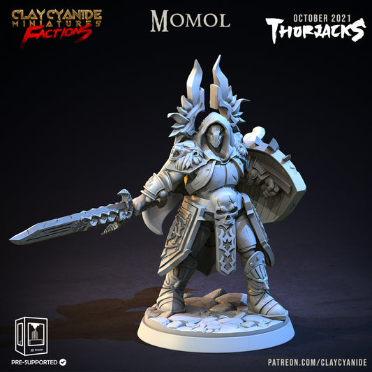 Momol von der Faction der Thorjacks von Clay Cyanide Miniaturen für Brettspiele und RPG