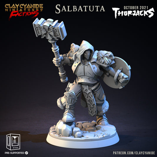 Salbatuta von der Faction der Thorjacks von Clay Cyanide Miniaturen für Brettspiele und RPG