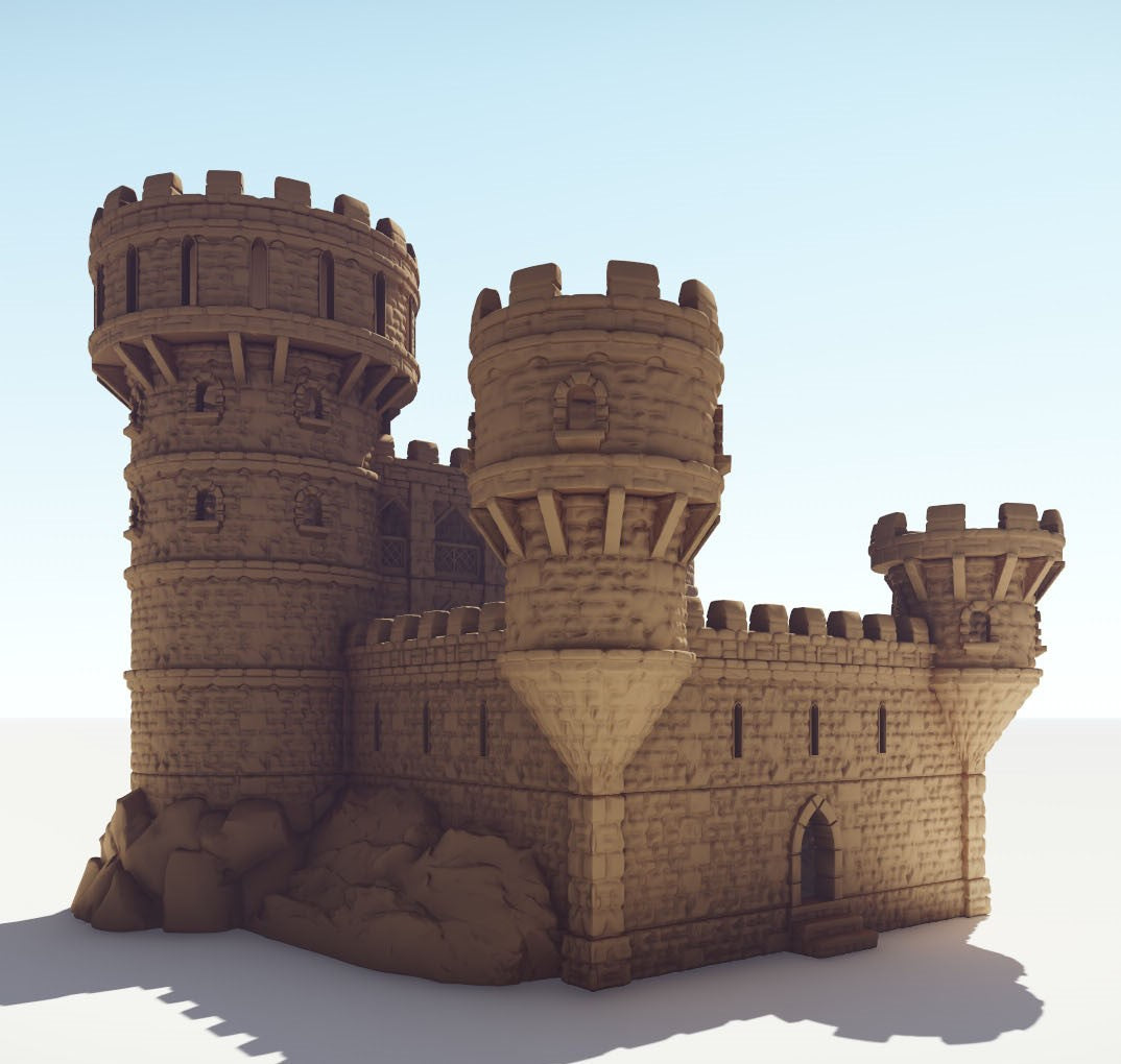 Dark Castle from the Drennheim Set by WonderWorlds