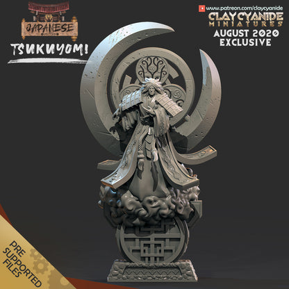 Mondgott Tsukuyomi  aus dem Japanische Gottheiten Set von Clay Cyanide Miniatures