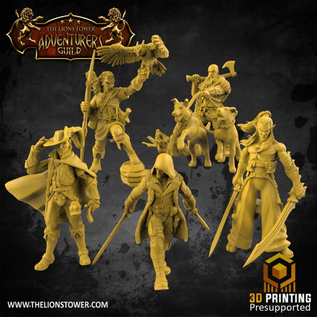 Enemies and Allies of Drizzle Set by Lion Tower Miniatures