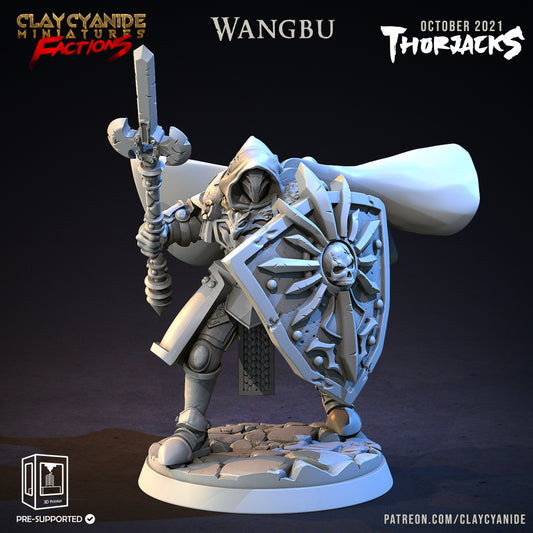 Wangbu von der Faction der Thorjacks von Clay Cyanide Miniaturen für Brettspiele und RPG